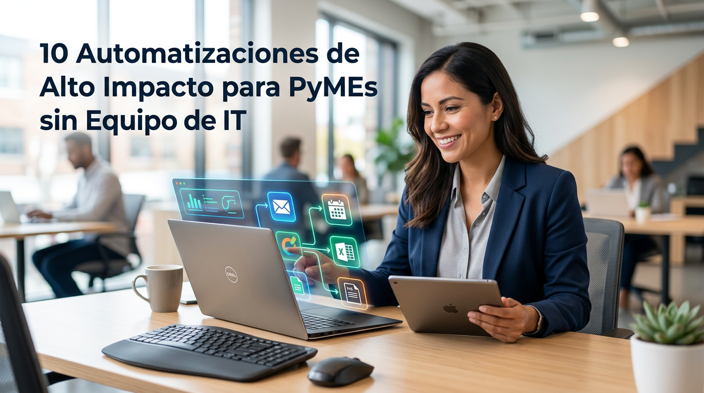 10 Automatizaciones de Alto Impacto para PyMEs sin Equipo de IT