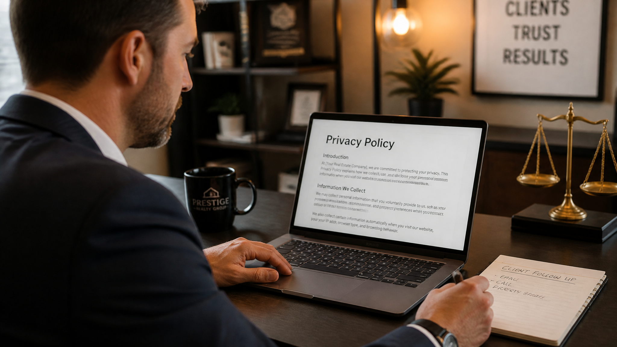 Cómo crear una Política de Privacidad y Términos de Uso para tu inmobiliaria digital