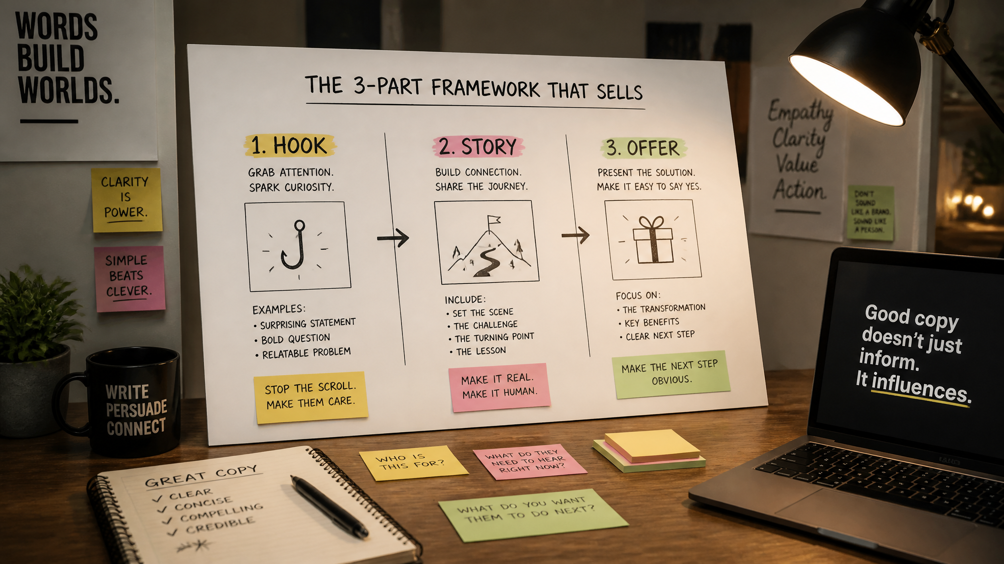 Hook-Story-Offer: Guía para Campañas de Copywriting de Alto Impacto